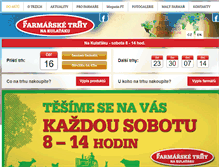 Tablet Screenshot of farmarske-trhy.cz